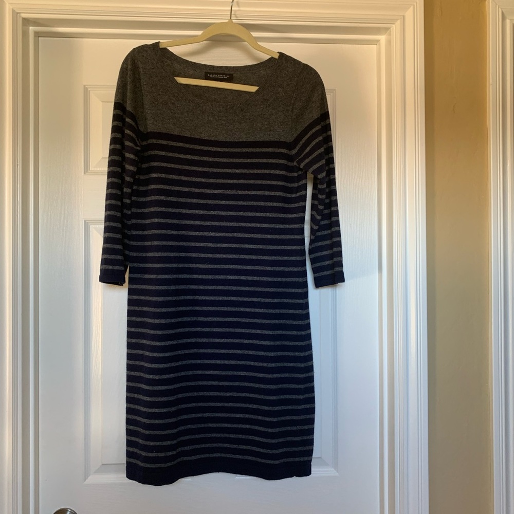 Banana Republic striped sweater dress.  Size Medium.